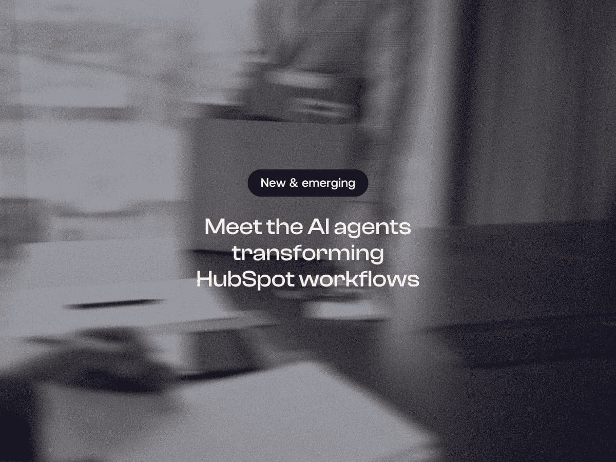 Meet the AI agents transforming HubSpot workflows