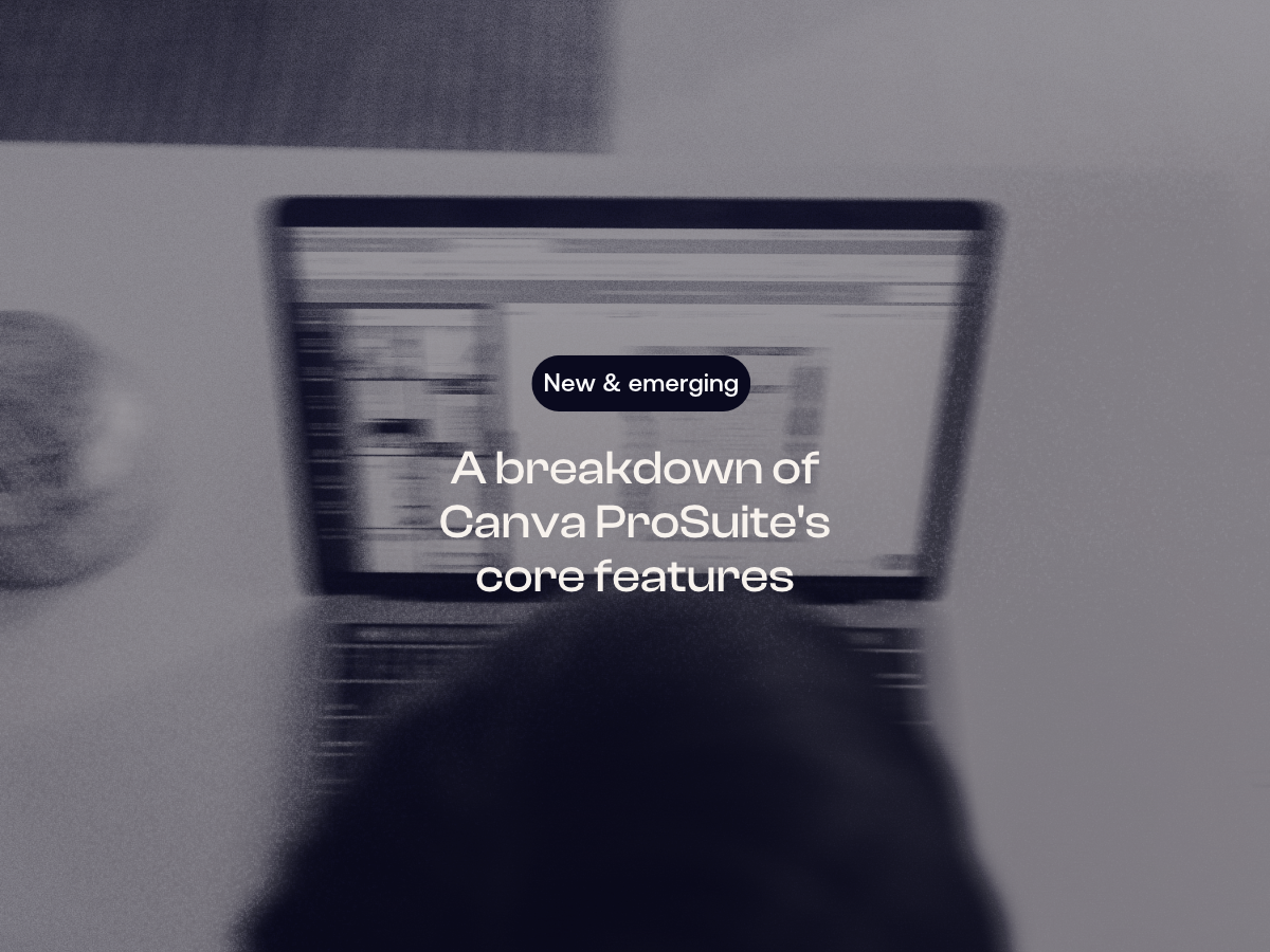 A breakdown of Canva ProSuite's core features